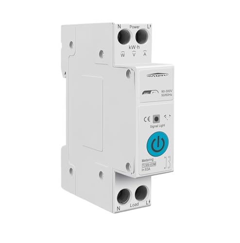 TOB9-6 63A 1P+N Switch Energiezähler Kilowattstundenmessung Überwachung Leistungsschalter Zeitrelais(20A) von FJSAYDYW