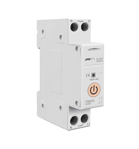 TOB9-63T 63A 1P+N Switch Energiezähler Kilowattstundenmessung Überwachung Leistungsschalter Zeitrelais(1-63A) von FJSAYDYW