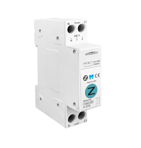 TOB9Z-6 63A 1P+N Switch Energiezähler Kilowattstundenmessung Überwachung Leistungsschalter Zeitrelais(1-63A) von FJSAYDYW