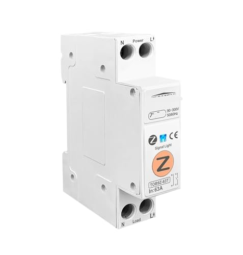 TOB9Z-63T 63A 1P+N Switch Energiezähler Kilowattstundenmessung Überwachung Leistungsschalter Zeitrelais(16A) von FJSAYDYW