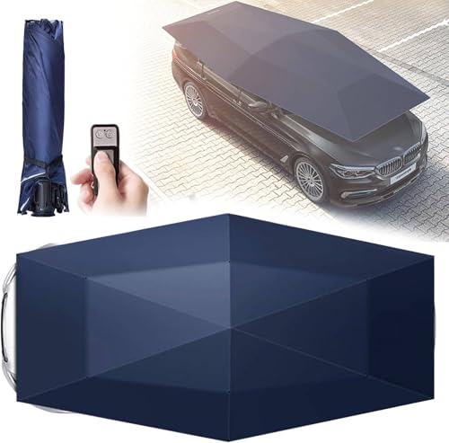 FJYAWEN Automatischer Autodachschirm, Sonnenschutz-Klappdach-Autoabdeckungszelt, Wasserdichter Auto-Sonnenschirm Mit Fernbedienung, Autodach-Schattenabdeckung Für Den Außenbereich,Blue-4.2m FJYAWEN Automatischer Autodachschirm, Sonnenschutz-Klappdach-Autoabdeckungszelt, Wasserdichter Auto-Sonnenschirm Mit Fernbedienung, Autodach-Schattenabdeckung Für Den Außenbereich,Blue-4.2m von FJYAWEN