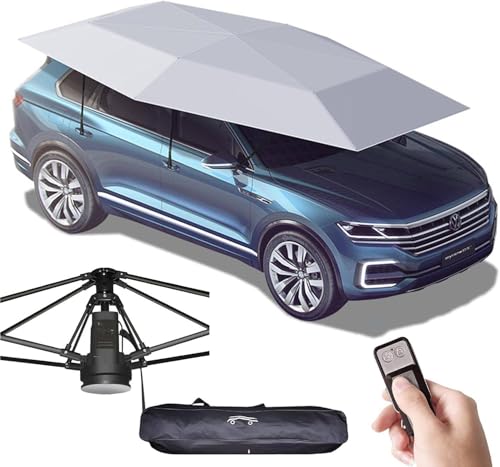 FJYAWEN Vollautomatisches Autozelt, Universal-Autozelt, Mobiler Autounterstand, Wasserdichtes Automatisches Sonnenschutzzelt Für Den Außenbereich,Silver-4.2m FJYAWEN Vollautomatisches Autozelt, Universal-Autozelt, Mobiler Autounterstand, Wasserdichtes Automatisches Sonnenschutzzelt Für Den Außenbereich,Silver-4.2m von FJYAWEN