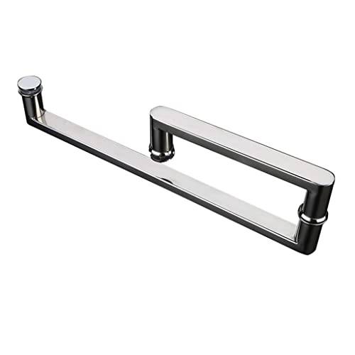 FJYDBTWJ Griff Für Glastüren Und Duschtüren, Glastürgriff Edelstahl Duschtürgriff Badezimmer Safety Grab Bar Griffe Türen Push Und Zuggriff, 225Mm 425Mm/225Mm+425Mm von FJYDBTWJ