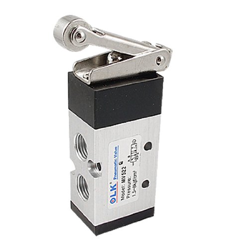 FJYDM Mechanisches 5-Wege-Rollenventil mit 2 Positionen MV522R Neu von FJYDM