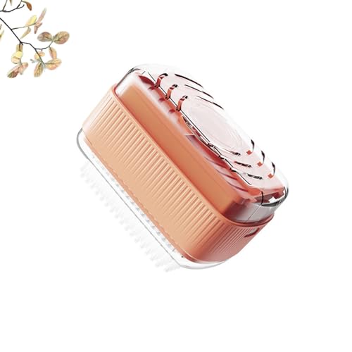 FJZFXKZL Seifenbox mit Rolle, Waschseifenhalter, Scheuerseifenboxen for Zuhause, Badezimmer, Küche, praktisch for Zuhause und unterwegs(Orange) von FJZFXKZL