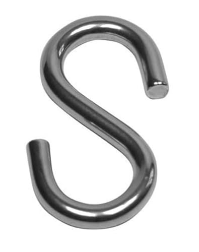 10 Stück - S-Haken, symmetrisch, Stahl verzinkt 60 mm Nr.4 10 Stück - S-Haken, symmetrisch, Stahl verzinkt 60 mm Nr.4 von FKAnhängerteile