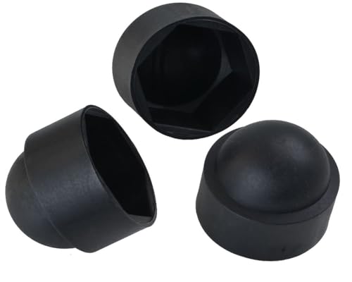 10 Stück Sechskant Schutzkappe M 22 - Schlüsselweite 32 mm, Farbe schwarz - Abdeckkappe von FKAnhängerteile