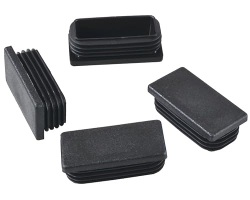 10 x Lamellenstopfen Vierkantrohrstopfen 100 x 40 mm (Außen) Stopfen SCHWARZ von FKAnhängerteile