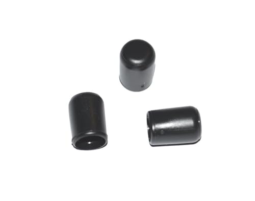 100 x Kappe für Rundrohr D=6 mm L=11 mm schwarz PVC 100 x Kappe für Rundrohr D=6 mm L=11 mm schwarz PVC von FKAnhängerteile