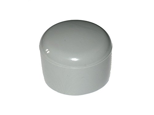 20 Stück - Kappe für Rundrohr D=32/33 mm - L=26 mm GRAU PVC von FKAnhängerteile