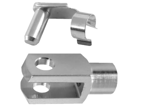 5 Stück - Gabelkopf - Gabelgelenk - 16x32 - M16 + Sicherungsbolzen/ES-Bolzen 5 Stück - Gabelkopf - Gabelgelenk - 16x32 - M16 + Sicherungsbolzen/ES-Bolzen von FKAnhängerteile