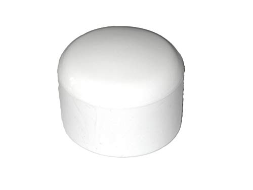 5 Stück - Kappe für Rundrohr D=34 mm - L=26 mm WEISS PVC von FKAnhängerteile