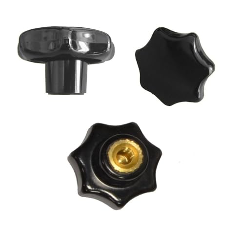 5 Stück Sterngriffmutter - M4 Ø 20 mm - DIN6336 K - Messinggewinde von FKAnhängerteile