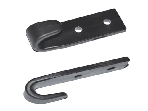 FKAnhängerteile 10x Schleuderhaken Planenhaken schwarz für Expanderseil etc. von FKAnhängerteile