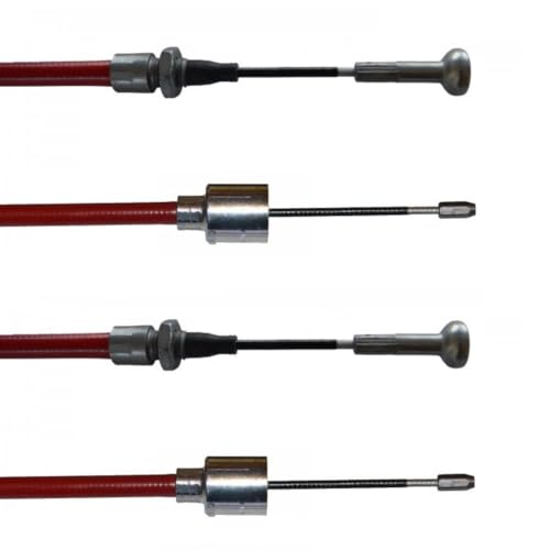 FKAnhängerteile 2 x ALKO Longlife Bremsseil 247285 - HL: 1020mm GL: 1216mm, Rot, Metall, Bremsseil, 2 Stück, physikalische Gegenstände FKAnhängerteile 2 x ALKO Longlife Bremsseil 247285 - HL: 1020mm GL: 1216mm, Rot, Metall, Bremsseil, 2 Stück, physikalische Gegenstände von FKAnhängerteile