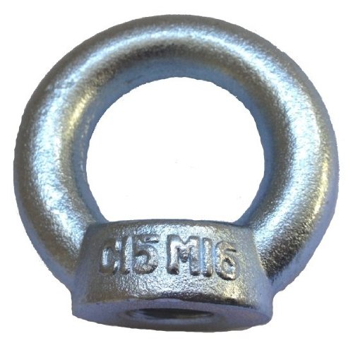Ringmutter M16 DIN 582 verzinkt - Belastung 700daN - MENGE wählbar, Menge:10 STÜCK von FKAnhängerteile