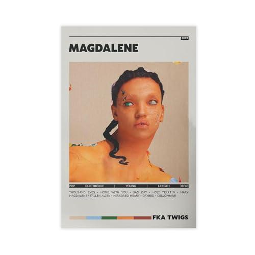 Exklusive Art Songwriter FKA Twigs Music Cover MAGDALENE Poster 1 Leinwandposter Wandkunst Dekor Druck Bild Gemälde für Wohnzimmer Schlafzimmer Dekoration 30 x 45 cm Exklusive Art Songwriter FKA Twigs Music Cover MAGDALENE Poster 1 Leinwandposter Wandkunst Dekor Druck Bild Gemälde für Wohnzimmer Schlafzimmer Dekoration 30 x 45 cm von FKBALCZ