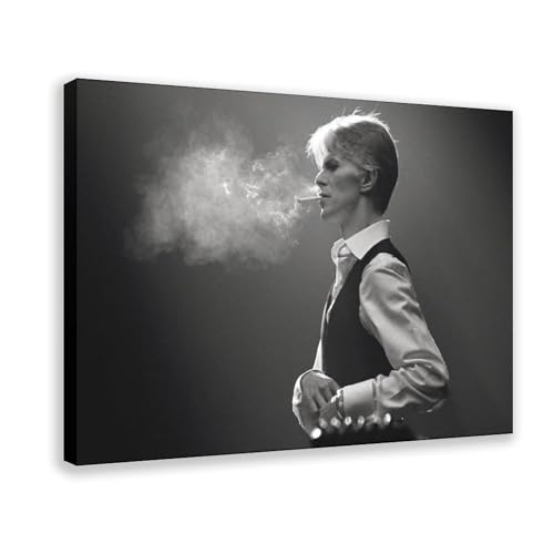 FKBALCZ David Bowie-Druck, David Bowie, Rauch-Poster, Leinwand-Poster, Schlafzimmer-Dekor, Landschaft, Büro, Raumdekoration, Geschenk, 20 x 30 cm FKBALCZ David Bowie-Druck, David Bowie, Rauch-Poster, Leinwand-Poster, Schlafzimmer-Dekor, Landschaft, Büro, Raumdekoration, Geschenk, 20 x 30 cm von FKBALCZ
