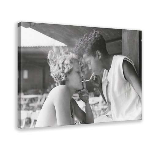 FKBALCZ Leinwandposter "Girls Smoking", "Friends Sharing A Cigarette Sharing A Cigarette ", Schlafzimmerdekoration, Landschaft, Büro, Raumdekoration, Geschenk, 20 x 30 cm FKBALCZ Leinwandposter "Girls Smoking", "Friends Sharing A Cigarette Sharing A Cigarette ", Schlafzimmerdekoration, Landschaft, Büro, Raumdekoration, Geschenk, 20 x 30 cm von FKBALCZ