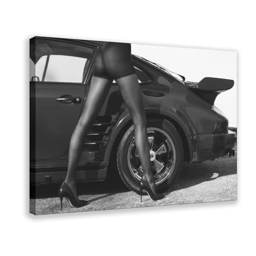 FKBALCZ Leinwandposter "High Heels Porsche 911", Wandkunst, Dekordruck, Bild Gemälde für Wohnzimmer, Schlafzimmer, Dekoration, 30 x 45 cm FKBALCZ Leinwandposter "High Heels Porsche 911", Wandkunst, Dekordruck, Bild Gemälde für Wohnzimmer, Schlafzimmer, Dekoration, 30 x 45 cm von FKBALCZ