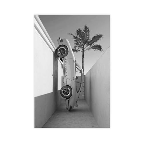 FKBALCZ Leinwandposter Porsche Carrera, Schlafzimmer, Dekoration, Landschaft, Büro, Raumdekoration, Geschenk, 40 x 60 cm von FKBALCZ