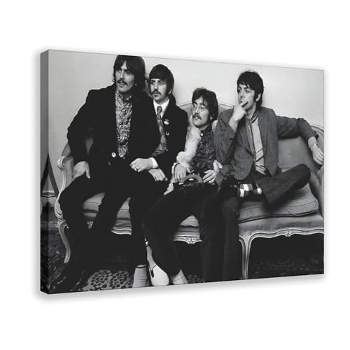 FKBALCZ Leinwandposter "The Beatles Fooling Around", Wandkunst, Dekordruck, Bild Gemälde für Wohnzimmer, Schlafzimmer, Dekoration, 40 x 60 cm von FKBALCZ