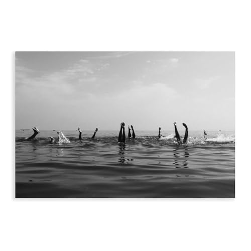 FKBALCZ Ozean-Druck, Schwimmposter, Leinwandposter, Wandkunst, Dekordruck, Bild Gemälde für Wohnzimmer, Schlafzimmer, Dekoration, 30 x 45 cm FKBALCZ Ozean-Druck, Schwimmposter, Leinwandposter, Wandkunst, Dekordruck, Bild Gemälde für Wohnzimmer, Schlafzimmer, Dekoration, 30 x 45 cm von FKBALCZ
