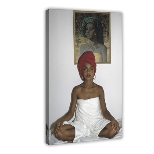FKBALCZ Sade Adu Namaste Leinwandposter, Wandkunst, Dekordruck, Bild Gemälde für Wohnzimmer, Schlafzimmer, Dekoration, 60 x 90 cm FKBALCZ Sade Adu Namaste Leinwandposter, Wandkunst, Dekordruck, Bild Gemälde für Wohnzimmer, Schlafzimmer, Dekoration, 60 x 90 cm von FKBALCZ