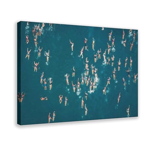 FKBALCZ Schwimm-Poster, Leinwand-Poster, Wandkunst, Dekordruck, Bild, Gemälde für Wohnzimmer, Schlafzimmer, Dekoration, 50 x 75 cm FKBALCZ Schwimm-Poster, Leinwand-Poster, Wandkunst, Dekordruck, Bild, Gemälde für Wohnzimmer, Schlafzimmer, Dekoration, 50 x 75 cm von FKBALCZ