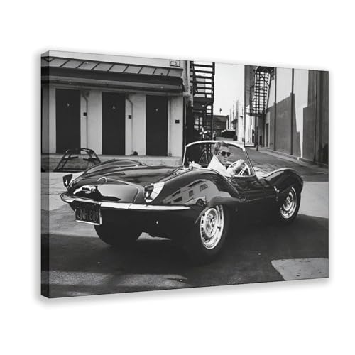 FKBALCZ Steve McQueen Leinwand-Poster, Wandkunst, Dekordruck, Gemälde für Wohnzimmer, Schlafzimmer, Dekoration, 60 x 90 cm FKBALCZ Steve McQueen Leinwand-Poster, Wandkunst, Dekordruck, Gemälde für Wohnzimmer, Schlafzimmer, Dekoration, 60 x 90 cm von FKBALCZ