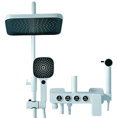 Freiliegendes Duschsystem, Regenduschkopf mit Handbrause, Handbrause mit Brauseschlauch, Badezimmerdusche von FKFKFFF