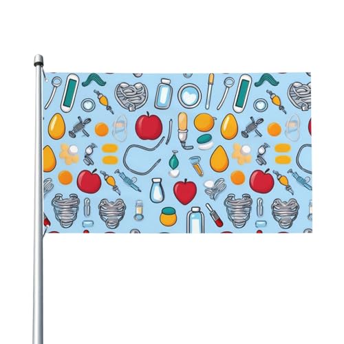 Cartoon-Werkzeuge, Outdoor-Flagge, für Terrasse, Rasen, Party-Dekoration, zeigen Sie stolz Ihren Stil von FKGKDF