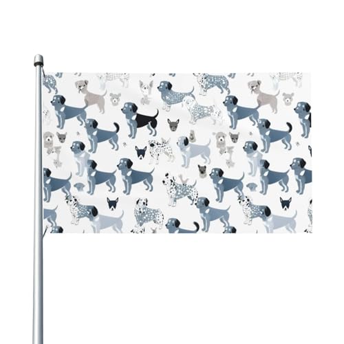 Flagge mit Dackel-Motiv, für Terrasse, Rasen, Party-Dekoration, zeigen Sie stolz Ihren Stil von FKGKDF