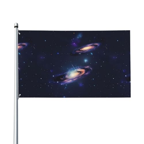 Flagge mit Galaxie-Motiv im Universum, für Terrasse, Rasen, Party-Dekoration, zeigen Sie stolz Ihren Stil Flagge mit Galaxie-Motiv im Universum, für Terrasse, Rasen, Party-Dekoration, zeigen Sie stolz Ihren Stil von FKGKDF