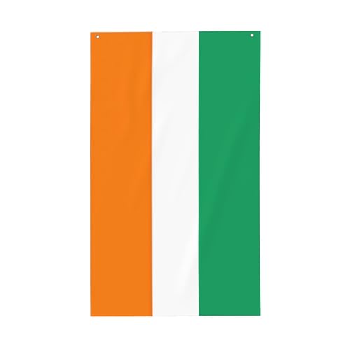 Flagge von Côte d'Ivoire Print Dekorative Gartenflagge Polyester Lebendiger Druck Bereit für Feiertage & Partys von FKGKDF