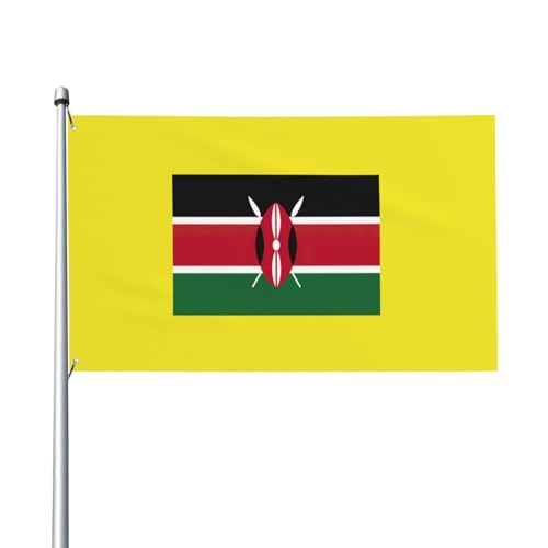 Flagge von Kenia, für Terrasse, Rasen, Party-Dekoration, zeigen Sie stolz Ihren Stil Flagge von Kenia, für Terrasse, Rasen, Party-Dekoration, zeigen Sie stolz Ihren Stil von FKGKDF