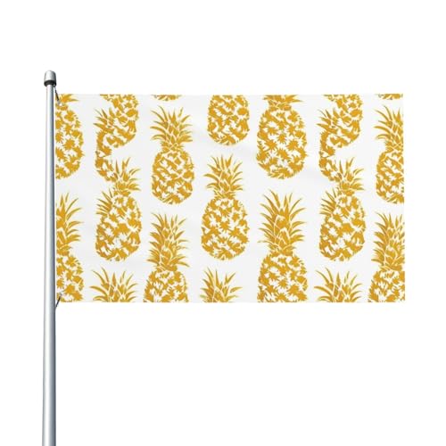Goldene Ananas-Flagge für Terrasse, Rasen, Party-Dekoration, zeigen Sie stolz Ihren Stil Goldene Ananas-Flagge für Terrasse, Rasen, Party-Dekoration, zeigen Sie stolz Ihren Stil von FKGKDF