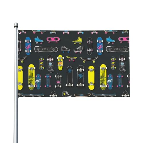 Graffiti-Skateboard-Druck, Outdoor-Flagge, für Terrasse, Rasen, Party-Dekoration, zeigen Sie stolz Ihren Stil Graffiti-Skateboard-Druck, Outdoor-Flagge, für Terrasse, Rasen, Party-Dekoration, zeigen Sie stolz Ihren Stil von FKGKDF