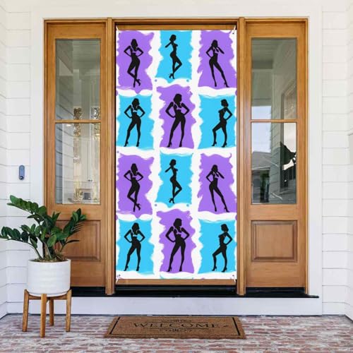 Gymnastik Spiel Druck Tür Abdeckung Banner, Wiederverwendbare Feiertagsdekoration für Halloween, Weihnachten, Partys Gymnastik Spiel Druck Tür Abdeckung Banner, Wiederverwendbare Feiertagsdekoration für Halloween, Weihnachten, Partys von FKGKDF
