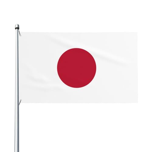 Japanische Flagge, Druck, Outdoor-Flagge, für Terrasse, Rasen, Party-Dekoration, zeigen Sie stolz Ihren Stil von FKGKDF