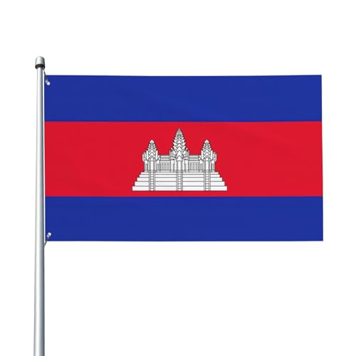 Kambodscha-Flagge, Druck, Outdoor-Flagge, für Terrasse, Rasen, Party-Dekoration, zeigen Sie stolz Ihren Stil Kambodscha-Flagge, Druck, Outdoor-Flagge, für Terrasse, Rasen, Party-Dekoration, zeigen Sie stolz Ihren Stil von FKGKDF