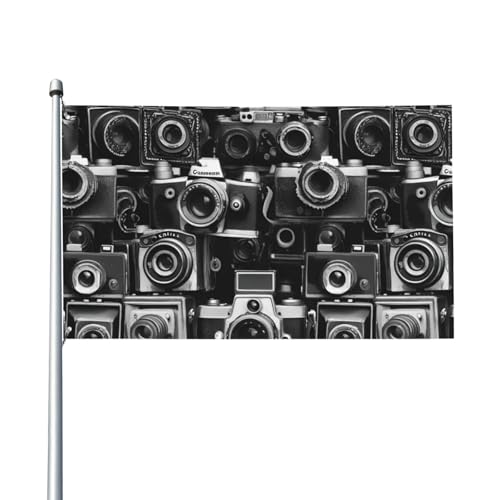 Kamerasammlung Druck Outdoor-Flagge für Terrasse, Rasen, Party-Dekoration, zeigen Sie stolz Ihren Stil Kamerasammlung Druck Outdoor-Flagge für Terrasse, Rasen, Party-Dekoration, zeigen Sie stolz Ihren Stil von FKGKDF