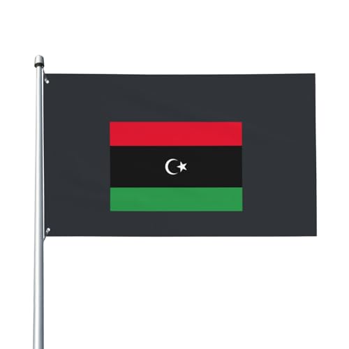 Libysche Flagge, Druck, Outdoor-Flagge, für Terrasse, Rasen, Party-Dekoration, zeigen Sie stolz Ihren Stil Libysche Flagge, Druck, Outdoor-Flagge, für Terrasse, Rasen, Party-Dekoration, zeigen Sie stolz Ihren Stil von FKGKDF