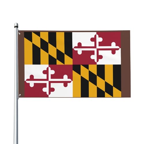 Maryland State Flag Print Outdoor Flagge, für Terrasse, Rasen, Party-Dekoration, zeigen Sie stolz Ihren Stil Maryland State Flag Print Outdoor Flagge, für Terrasse, Rasen, Party-Dekoration, zeigen Sie stolz Ihren Stil von FKGKDF