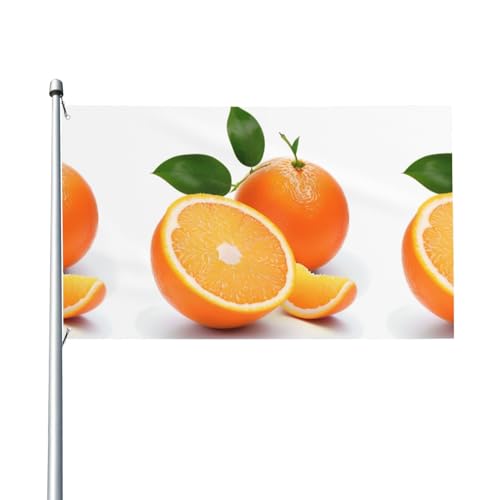 Orangefarbene Outdoor-Flagge, für Terrasse, Rasen, Party-Dekoration, zeigen Sie stolz Ihren Stil von FKGKDF
