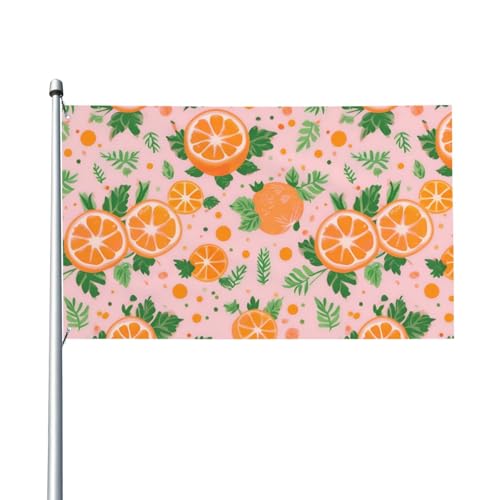Outdoor-Flagge mit Obst-Orangen-Druck, für Terrasse, Rasen, Party-Dekoration, zeigen Sie stolz Ihren Stil von FKGKDF