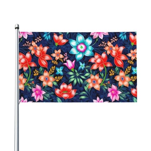 Outdoor-Flagge mit blauem Blumenmuster, für Terrasse, Rasen, Party-Dekoration, zeigen Sie stolz Ihren Stil Outdoor-Flagge mit blauem Blumenmuster, für Terrasse, Rasen, Party-Dekoration, zeigen Sie stolz Ihren Stil von FKGKDF