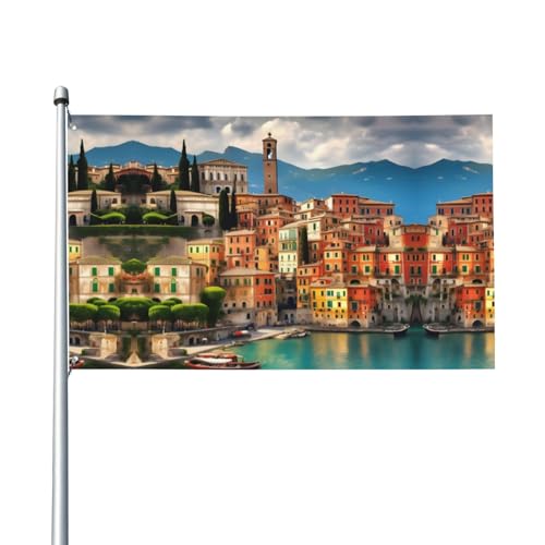 Schöne Flagge mit Italien-Druck, für Terrasse, Rasen, Party-Dekoration, zeigen Sie stolz Ihren Stil von FKGKDF