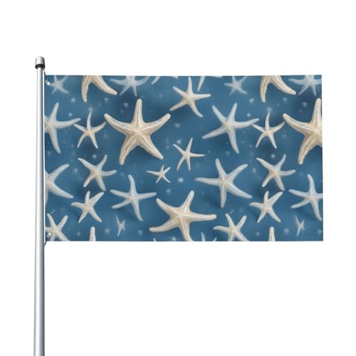 Seestern-Küstenflagge, Wolldruck, Outdoor-Flagge, für Terrasse, Rasen, Party-Dekoration, zeigen Sie stolz Ihren Stil Seestern-Küstenflagge, Wolldruck, Outdoor-Flagge, für Terrasse, Rasen, Party-Dekoration, zeigen Sie stolz Ihren Stil von FKGKDF