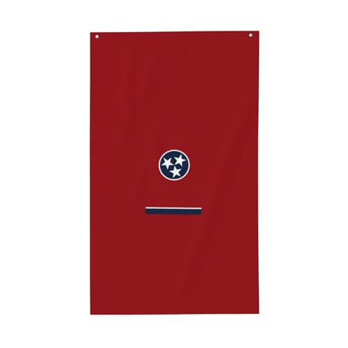 Tennessee State Flag Print Dekorative Gartenflagge Polyester Lebendiger Druck Bereit für Feiertage & Partys von FKGKDF